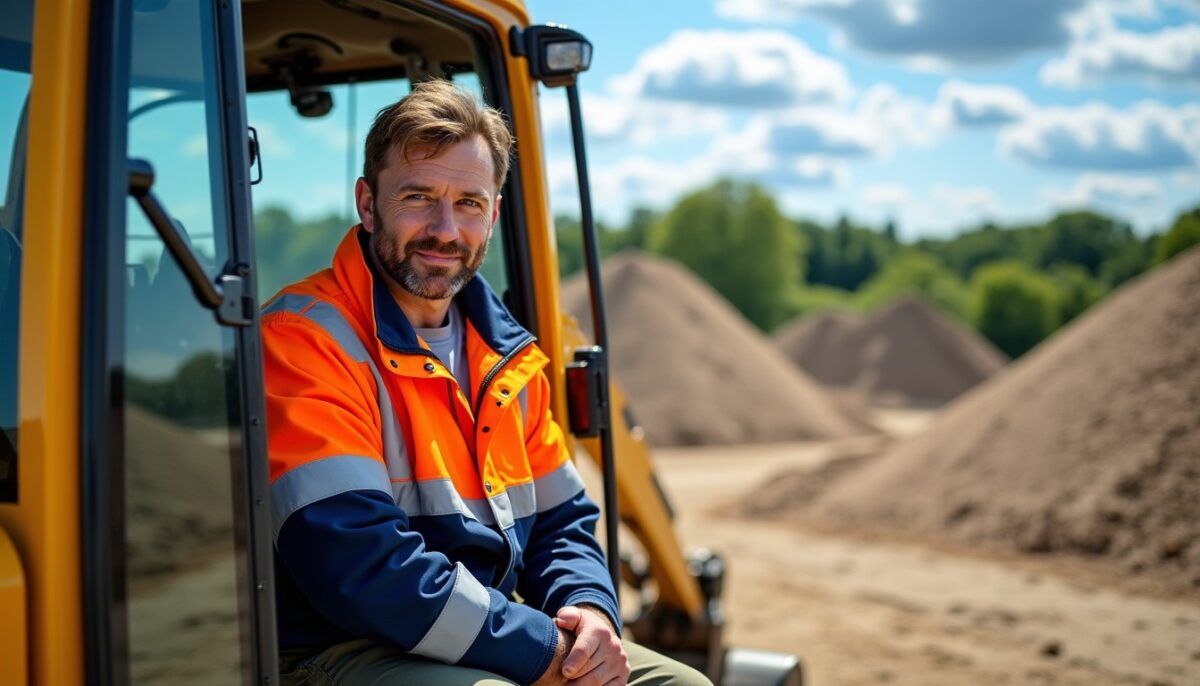 Découverte du métier d’ouvrier polyvalent conducteur d’engins à la Sablière Hein au Luxembourg : missions et compétences clés